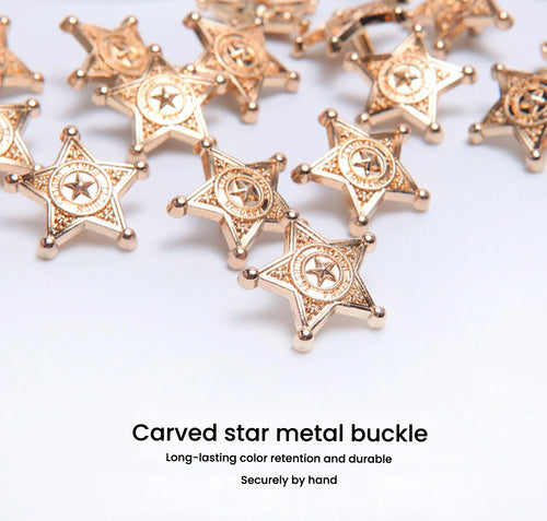 Star rhinestone leather pet collars in pink brown and cyan colors display