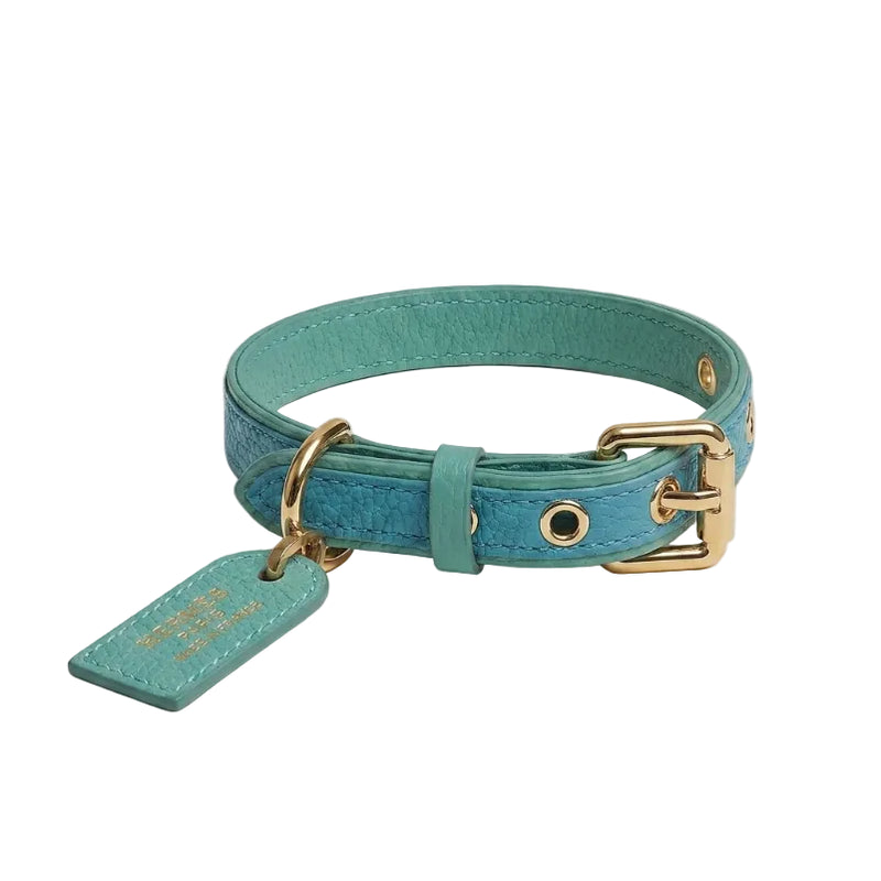 Italian Calfskin Handmade Genuine Leather Pet Collar