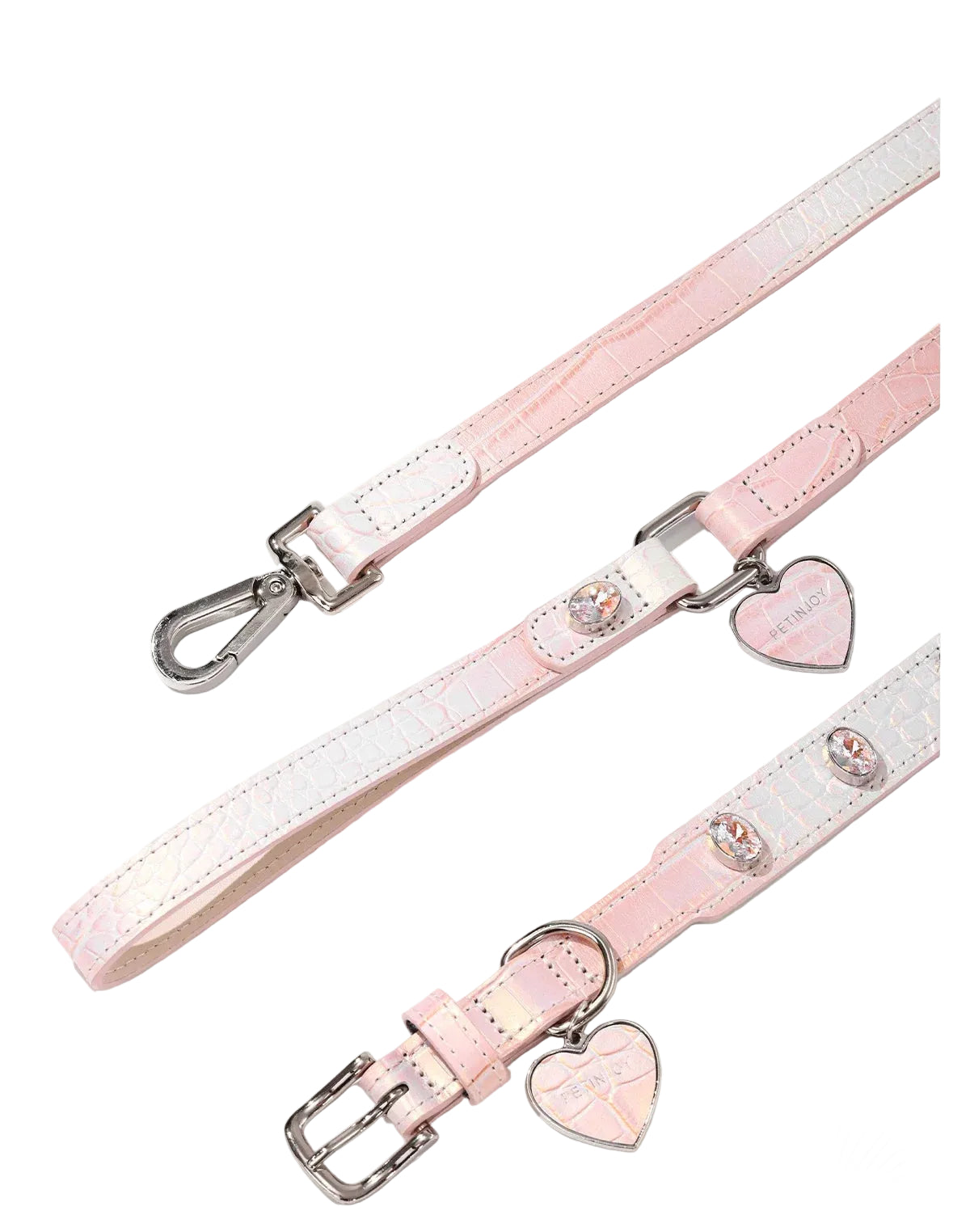 petinjoy-coral-leather-gem-dog-collar