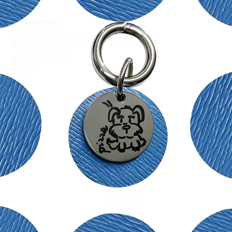 Custom Pet ID Tag - Personalized Engraved Dog & Cat Name Tag